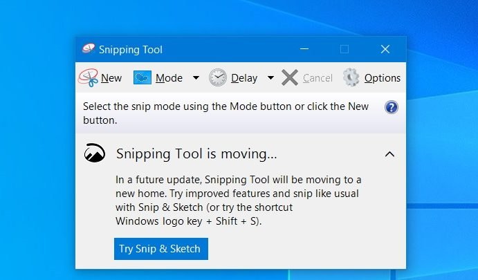 Using Snipping Tool