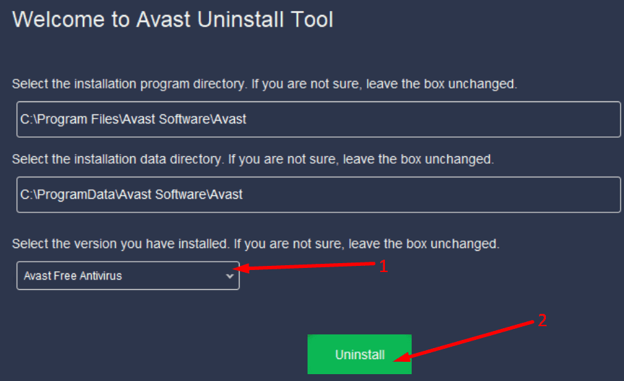 Remove Avast, And Install It Again