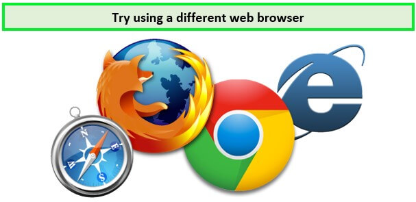 Try using a different browser